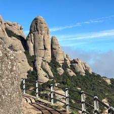 Wanderweg auf 1000 m Höhe