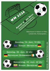 WM 2024 - Mitschauen Mitfiebern @ Martin Luther Kirche,