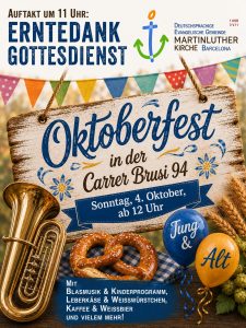 Ev. Kirche: Erntedank / Oktoberfest @ Martin Luther Kirche