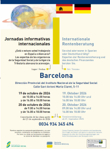 Spanisch-deutsche Rentensprechtage @ Dirección Provincial del Insituto Nqcional de la SEguridad Social